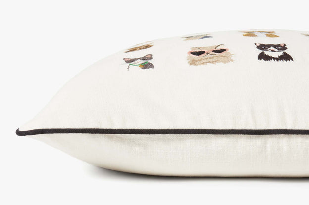 Rifle Paper Co x Loloi Cool Cats Pillow (Set of 2)
