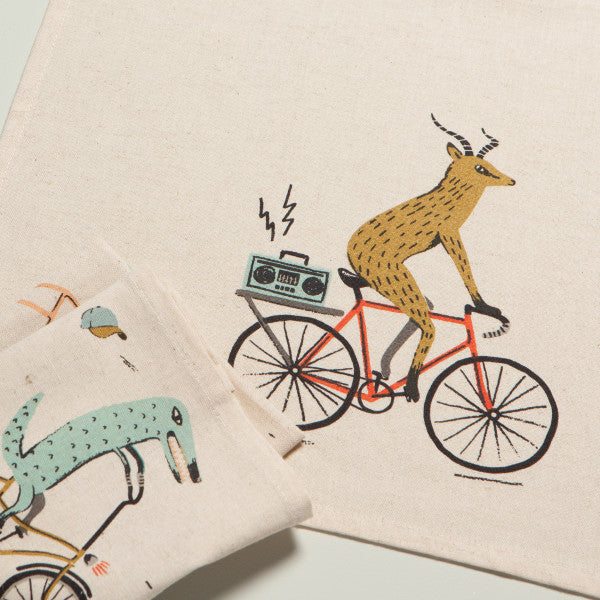 Tea Towel - Wild Riders Pair
