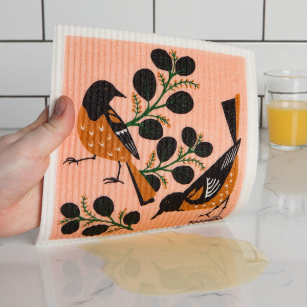 Swedish Dishcloth - Orioles
