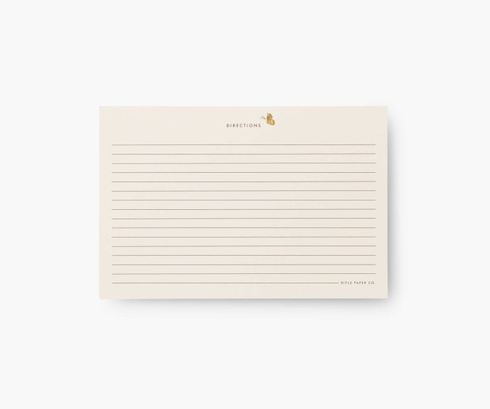 Rifle Paper Co Recipe Cards - Mayfair