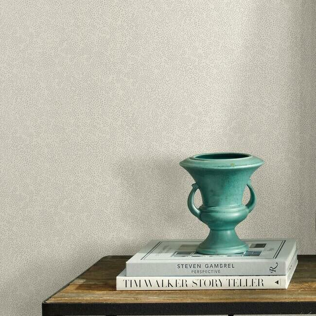 Rifle Paper Co Champagne Dots Wallpaper - Linen & White