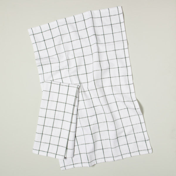 Vintage Heirloom Tea Towels - Jade