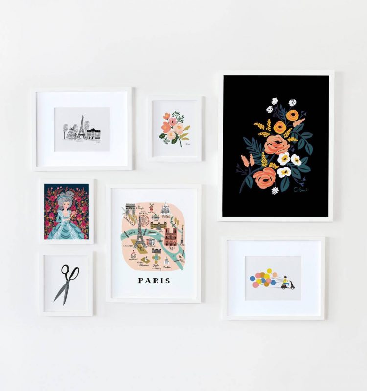 Rifle Paper Co 8x10 Art Print - Paris Sketch