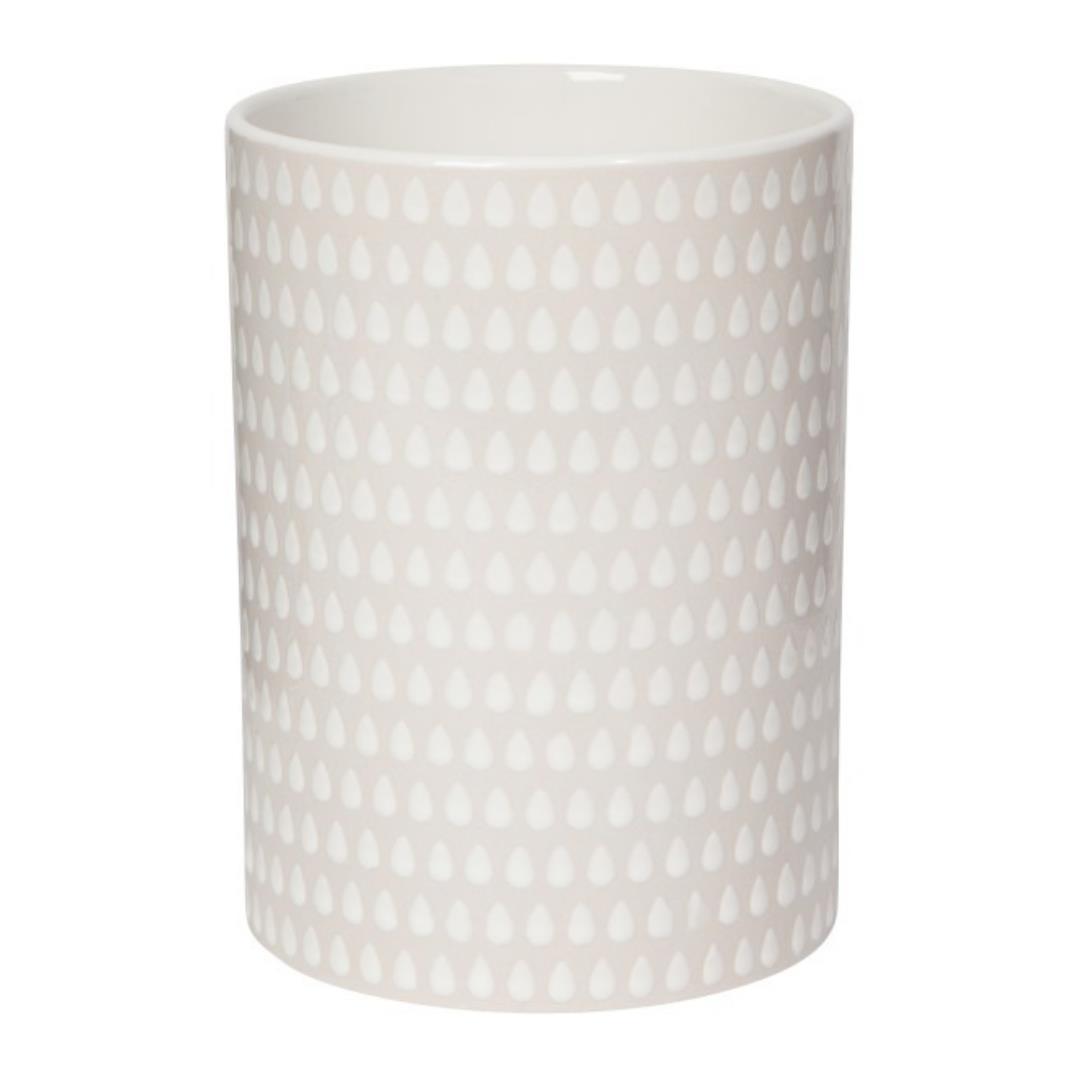 Cloudburst Utensil Crock - White