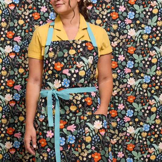 The Essential Apron - Rifle Paper Co Strawberry Fields