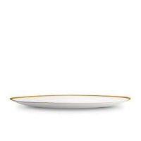 Soie Tressée Large Oval Platter - Gold
