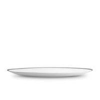 Soie Tressée Large Oval Platter - Platinum
