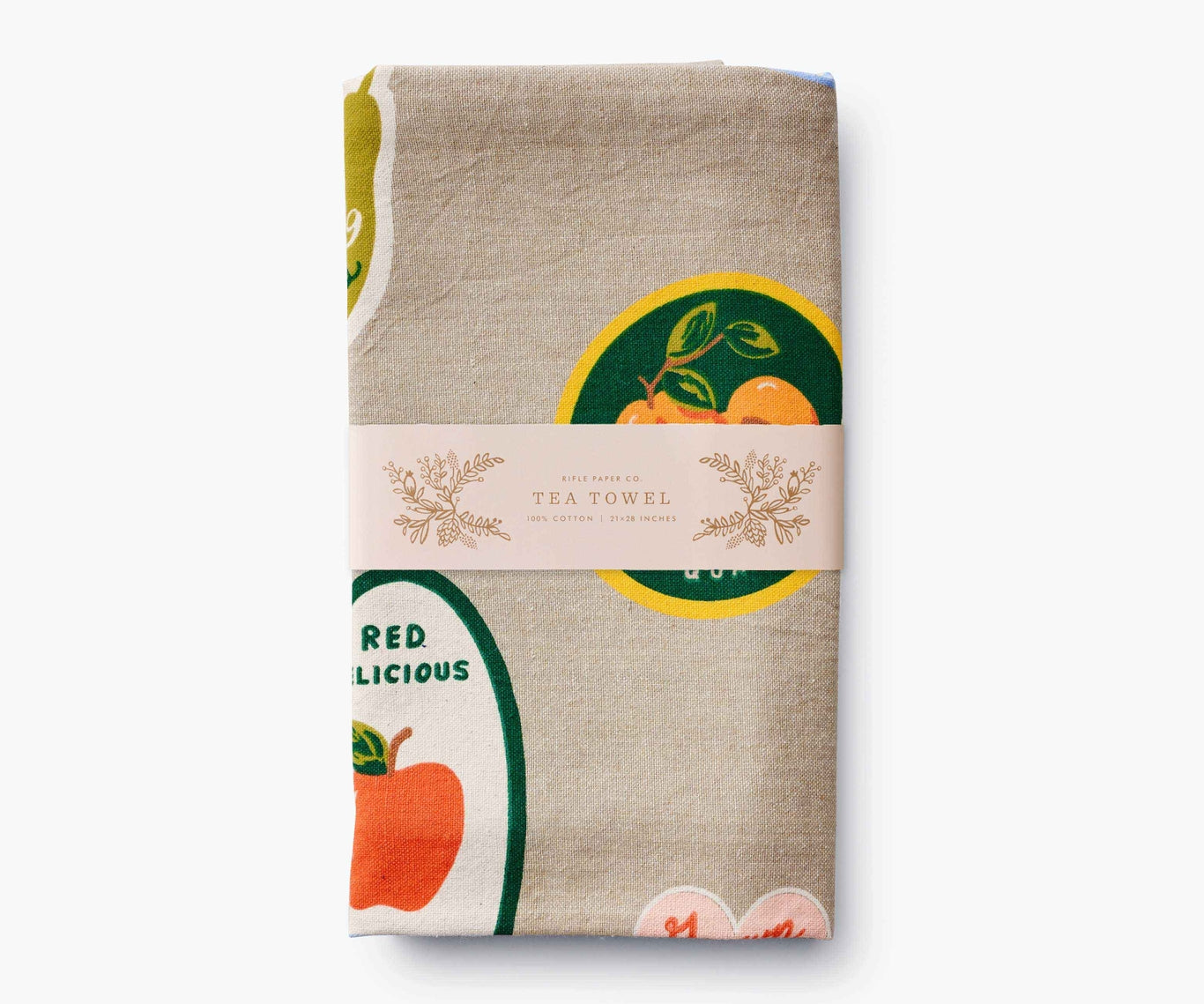 Rifle Paper Co Tea Towel - Fruit Stickers