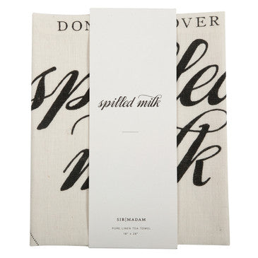 Tea Towel - Spilled Milk