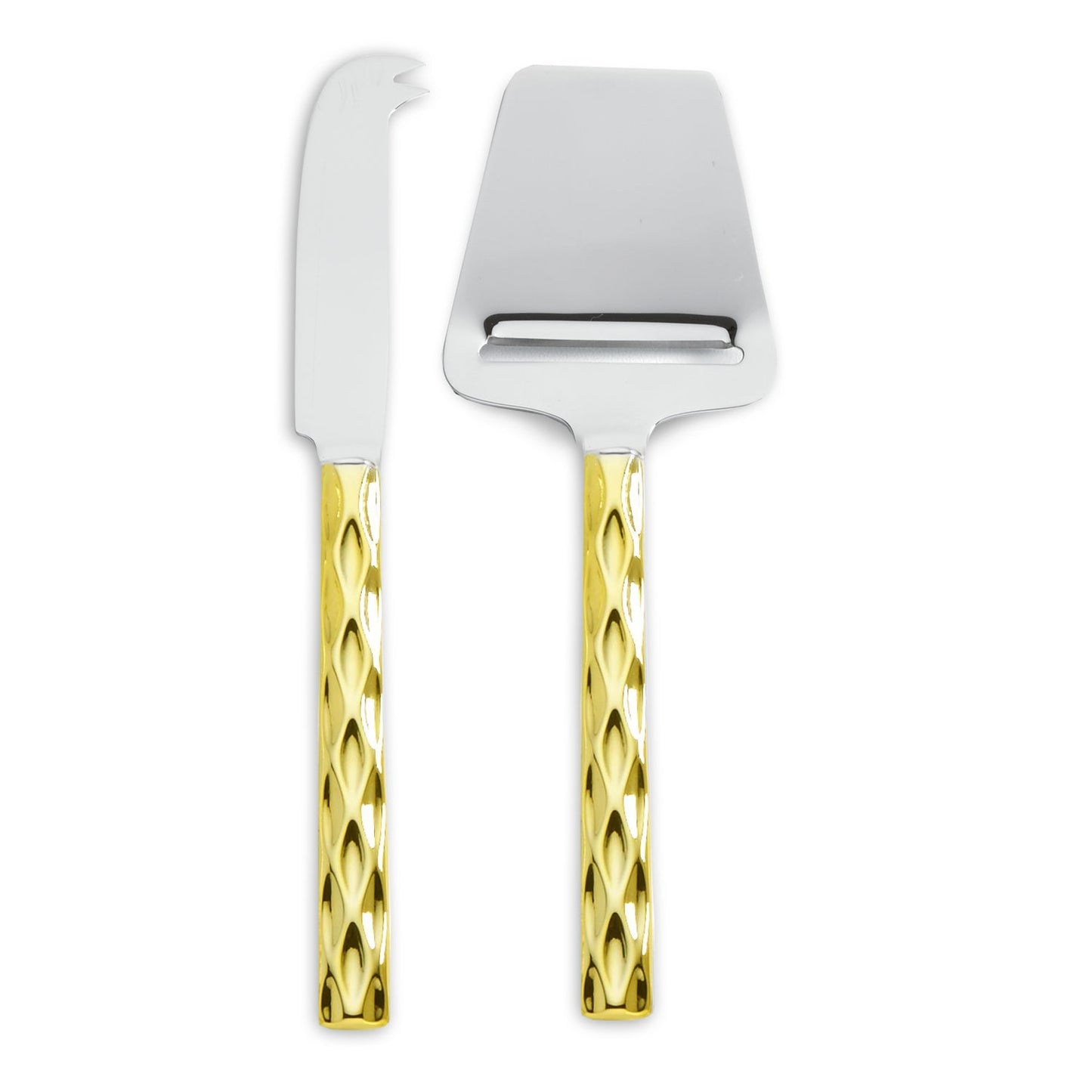 Truro Cheese Shaver & Knife Set - Gold