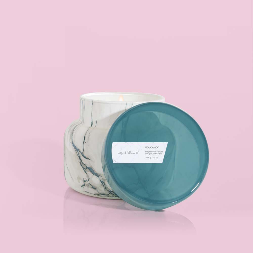 Capri Blue Volcano Candle - Marble