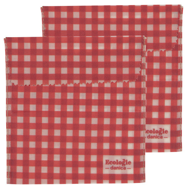 Sandwich Beeswax Wrap - Gingham / Dot