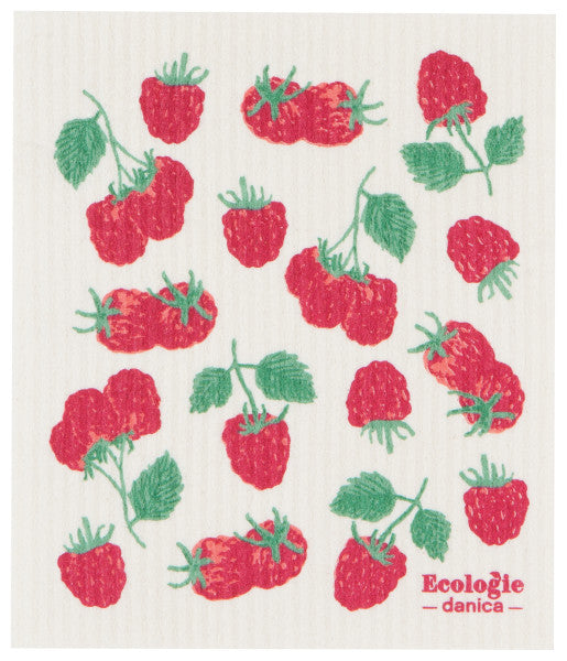 Swedish Dishcloth - Raspberries