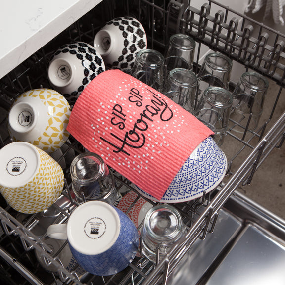 Swedish Dishcloth - Sip Sip Hooray