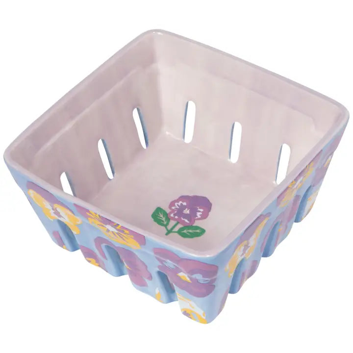 Pansy Berry Basket - Large