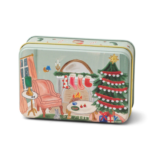 Holiday Candle Tin - Persimmon + Chestnut