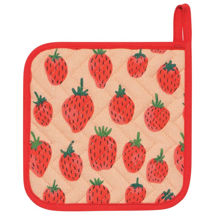 Oven Mitt Pot Holder Set - Berry Sweet