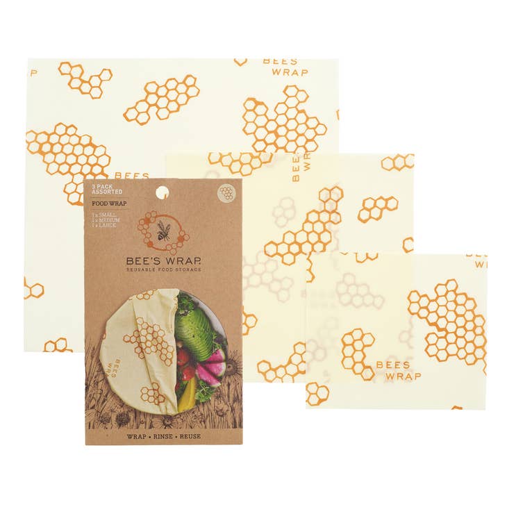 Bee's Wrap Honey Comb Assorted 3-Pack
