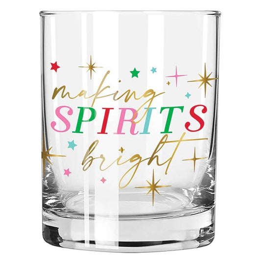 Double Old Fashioned Glass - Spirits Bright