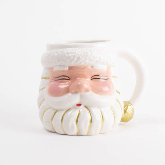 Santa Mug - White