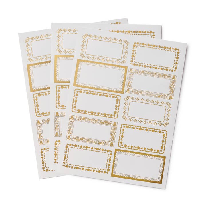 Rifle Paper Co Labels - Gold Floral