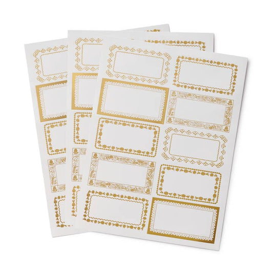 Rifle Paper Co Labels - Gold Floral