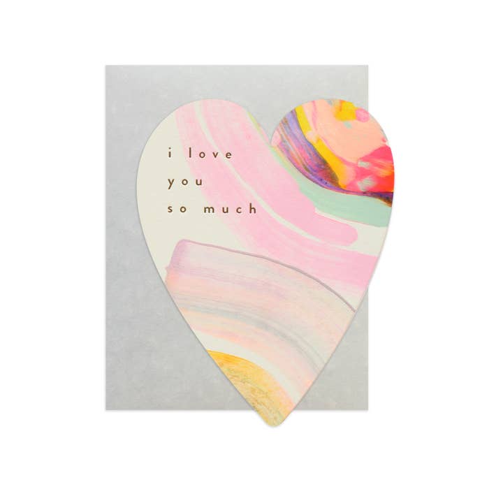 Rainbow Heart Card Set by Moglea - Final Sale