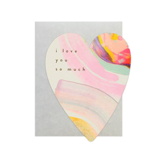 Rainbow Heart Card Set by Moglea - Final Sale