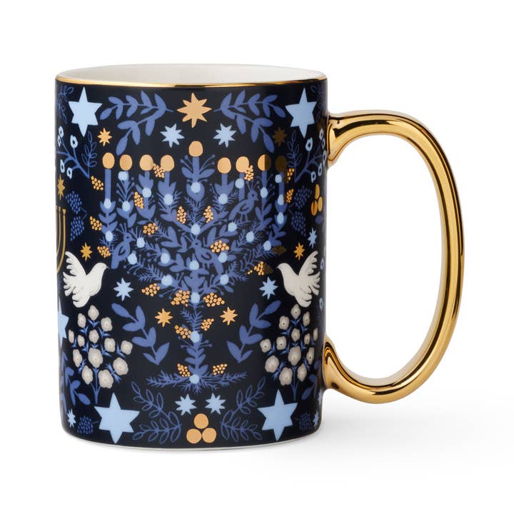 Rifle Paper Co Mug - Laurel Menorah