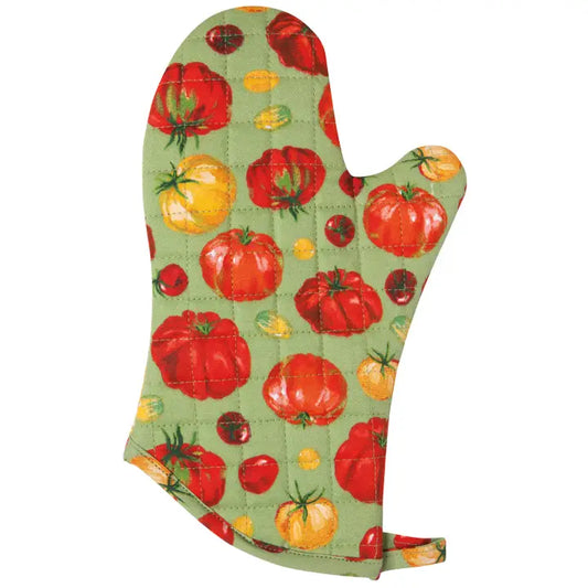 Pot Holder Oven Mitt Set - Heirloom Tomatoes