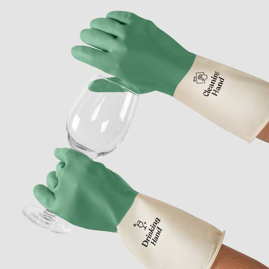 Reusable Cleaning Gloves - Green