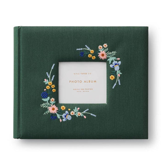 Rifle Paper Co Embroidered Photo Album - Wildwood