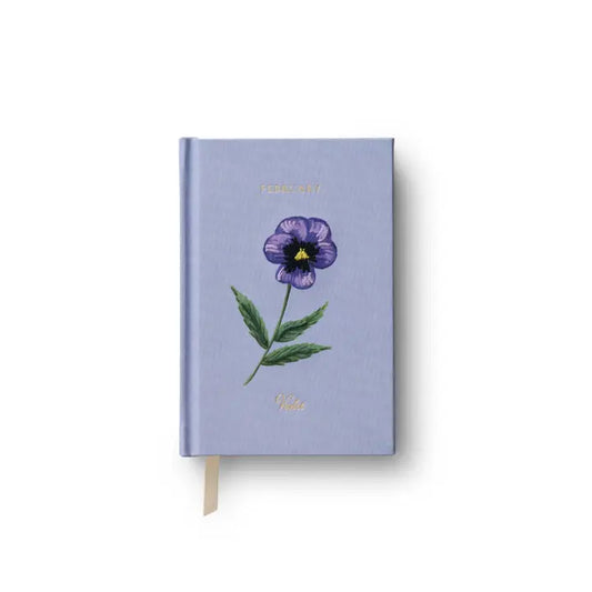 Rifle Paper Co Birth Month Mini Embroidered Journal - February