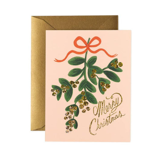 Rifle Paper Co Card - Mistletoe Christmas