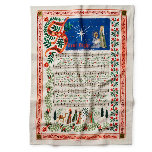 Rifle Paper Co Tea Towel - Christmas Carols