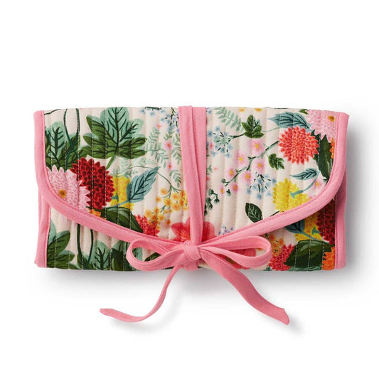 Rifle Paper Co Quilted Jewelry Organizer - Dahlia