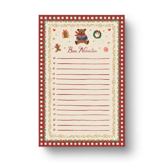 Rifle Paper Co Notepad - Beary Christmas