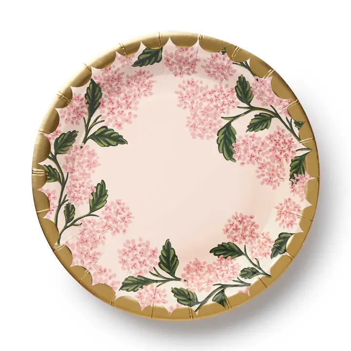 Rifle Paper Co Small Plates - Pink Hydrangea