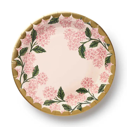 Rifle Paper Co Small Plates - Pink Hydrangea