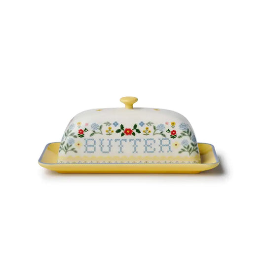 Rifle Paper Co Butter Dish - Home Sweet Home