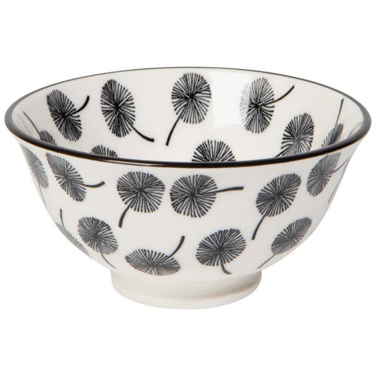 Petite Coupe Stamped Bowl - Gray Dandelion