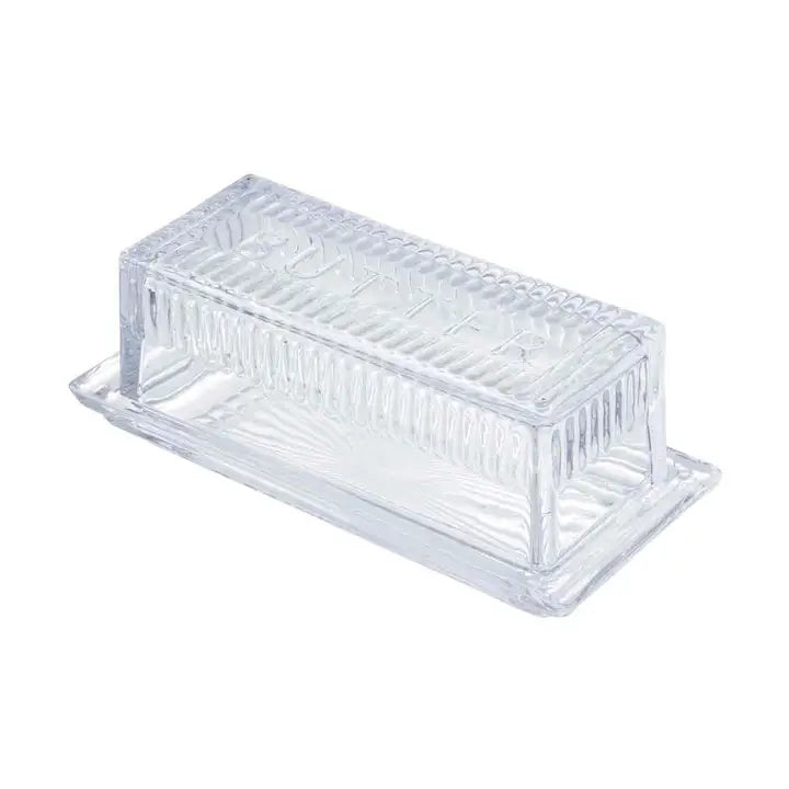 Embossed Butter Dish - Single