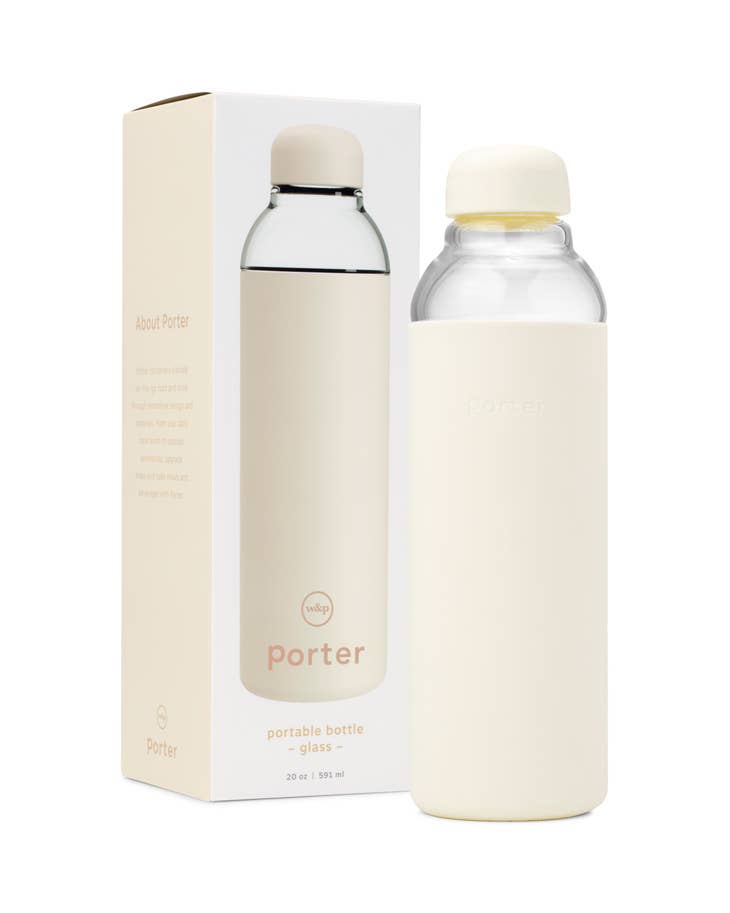 Porter Water Bottle - Cream