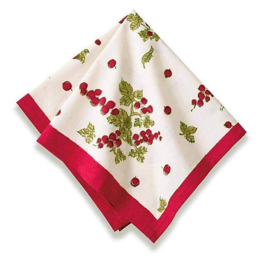 Napkin Set - Gooseberry Red/Green