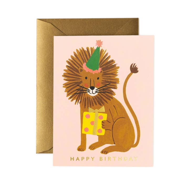 Rifle Paper Co Card - Lion Birthday