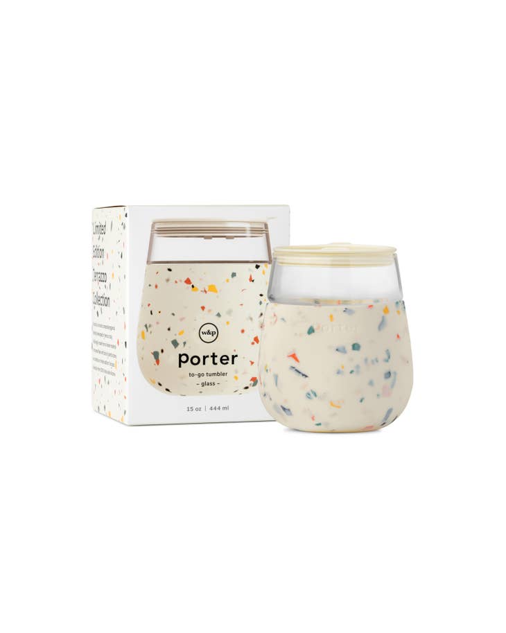 Porter Glass - Terrazzo Cream