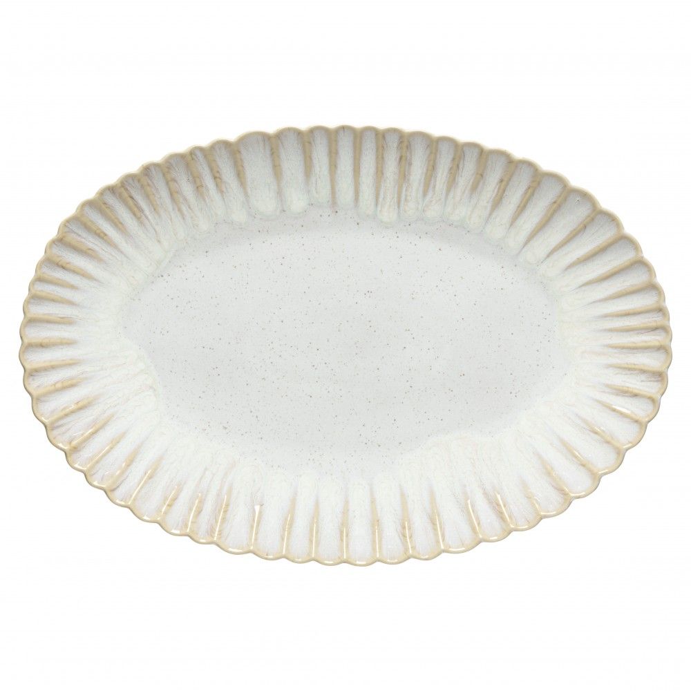 Mallorca Oval Platter - Sand Beige