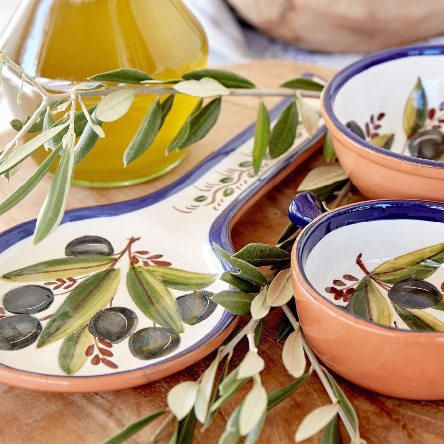 Alentejo Terracota Spoon Rest - Olives