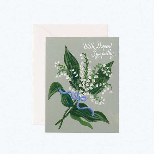 Rifle Paper Co Card - Lily of the Valley Sympathy