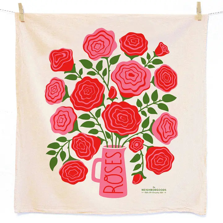 Flower Garden Tea Towel Set